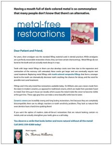 Internal Dental Mailer - Inside Cover